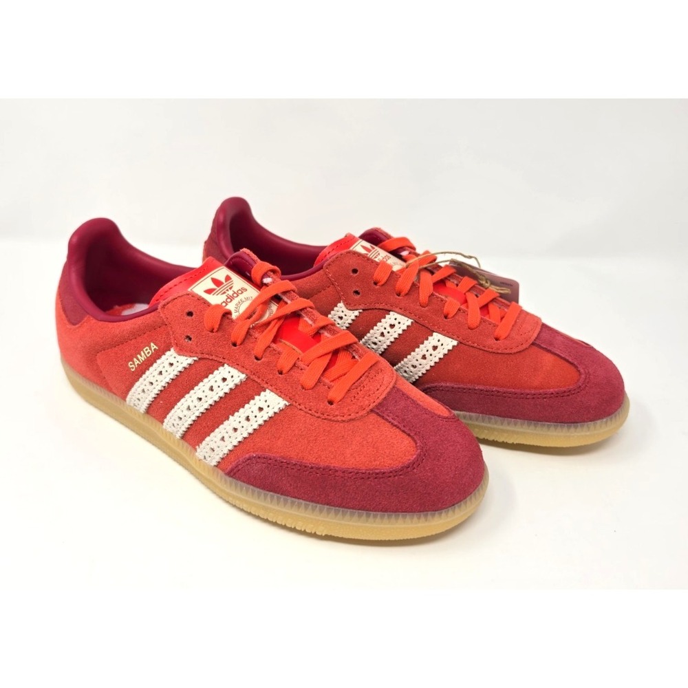 Adidas Samba OG Special Edition Valentines Day Red-JS3526-Youth 5/Women's 6 NWB